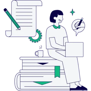 Content writing illustration