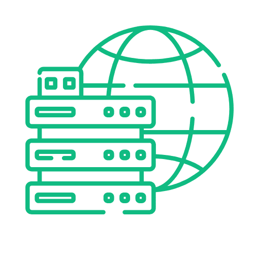 Web hosting illustration