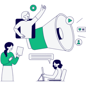 Social media illustration