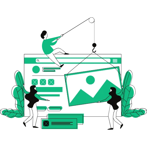 Web design illustration