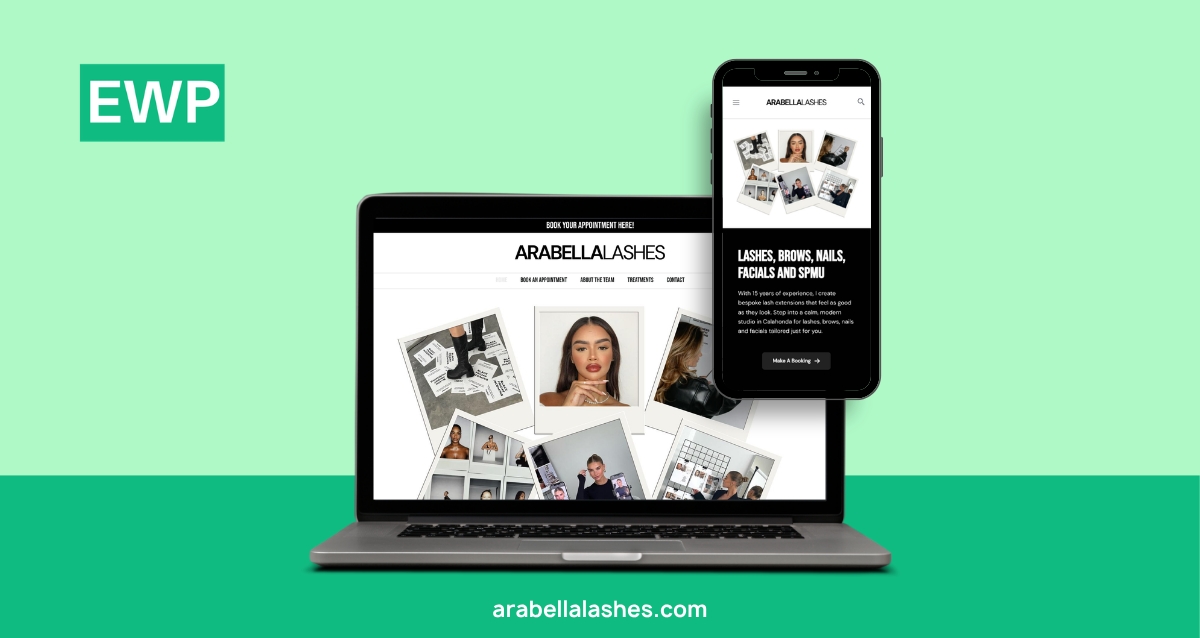 How We Turned Arabella Lashes From an Instagram Brand Into a Website in 3 Days