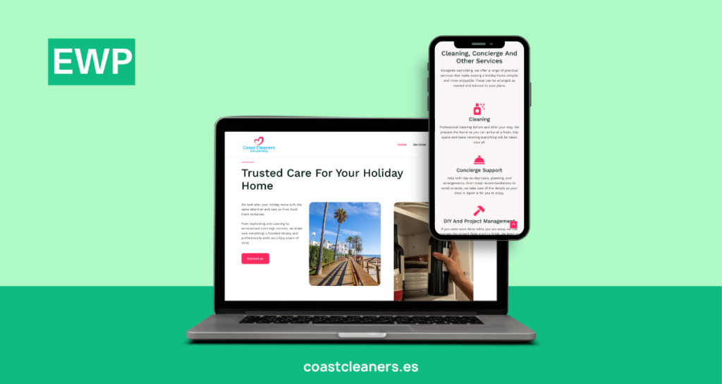 Preview of the Coast Cleaners website
