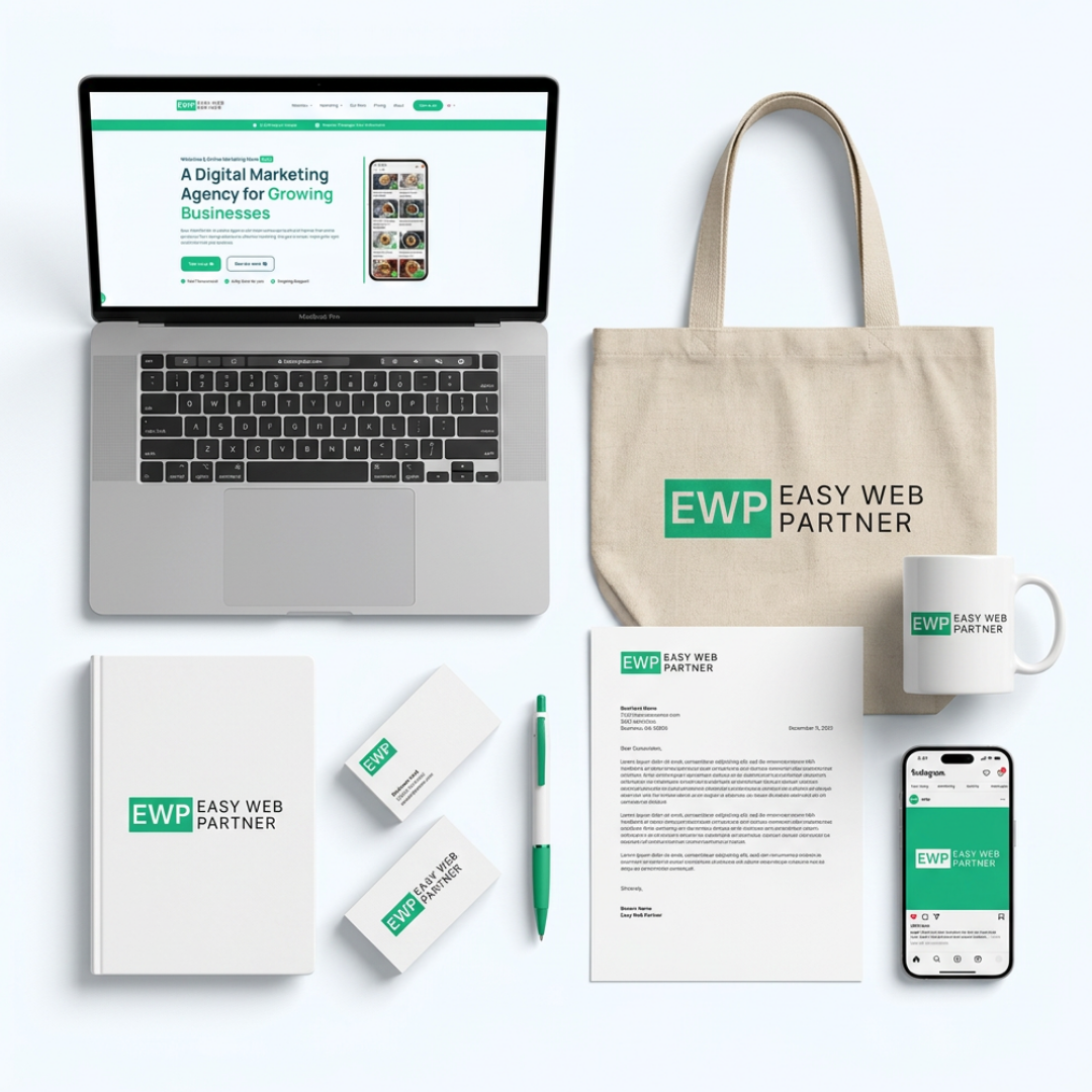 Brand Presentation Board EWP branding agency presentation